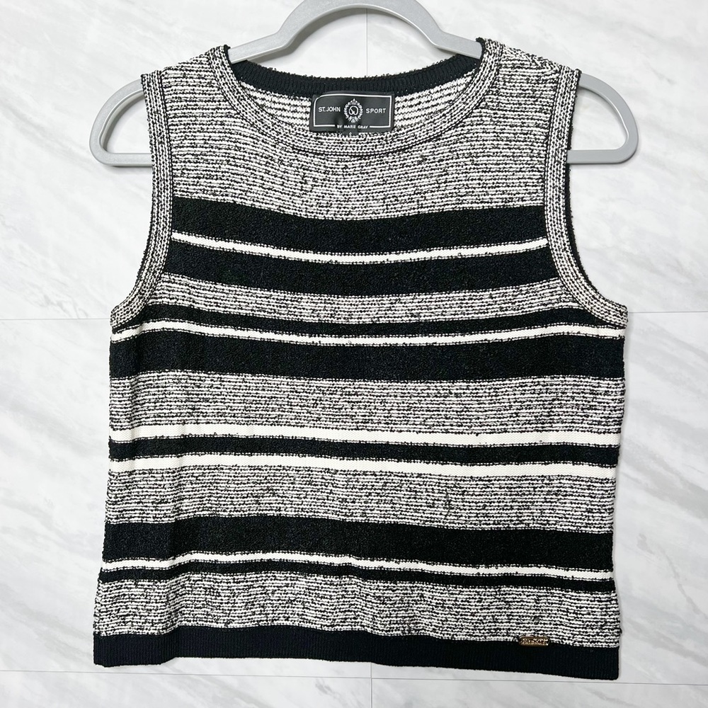 St John Sport Knit Blouse Small